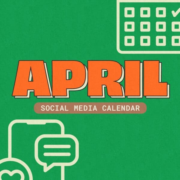 April Social Media Calendar - Downloadable Youth Ministry Resources
