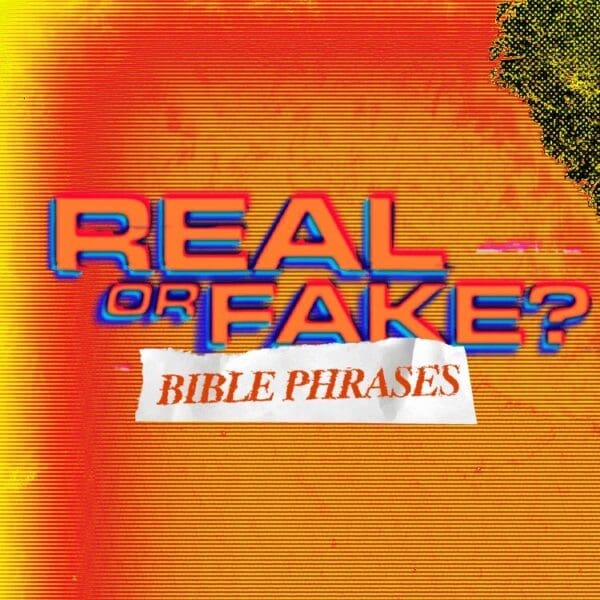 REAL OR FAKE - BIBLE PHRASES - Youth Group Games