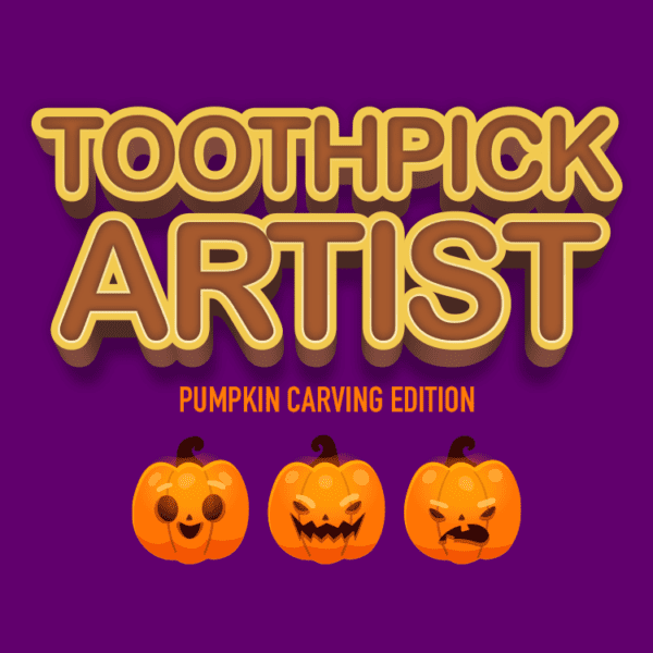 Toothpick Artist - Pumpkin Carving Edition - Youth Group Games
