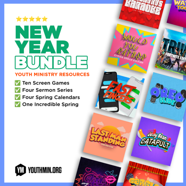 New Year Bundle 2024 - Downloadable Youth Ministry Resources