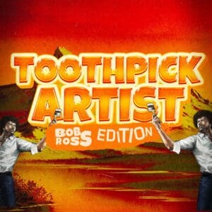 Toothpick Artist: Bob Ross Edition | Youth Group Game | YouthMin.org